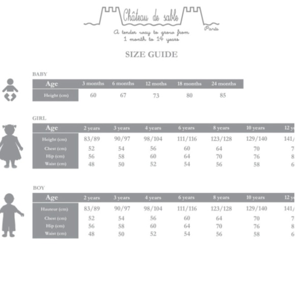 Château de sable Paris baby girl down feather gray puffer winter coat 18… - Picture 12 of 13